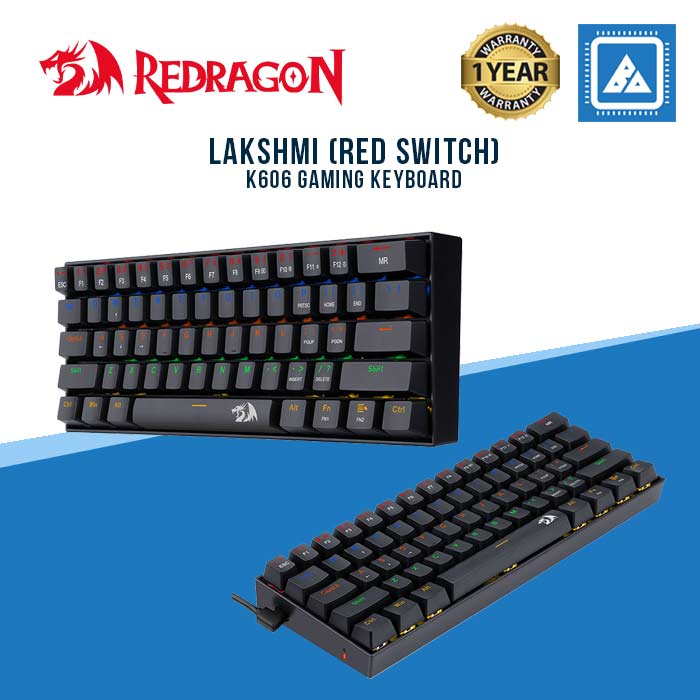 REDRAGON LAKSHMI MECHANICAL GAMING KEYBOARD (RED SWITCH) REDRAGON LAKSHMI MECHANICAL GAMING KEYBOARD (RED SWITCH)